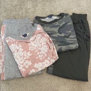 Lot of 2, splendid jogger pajamas